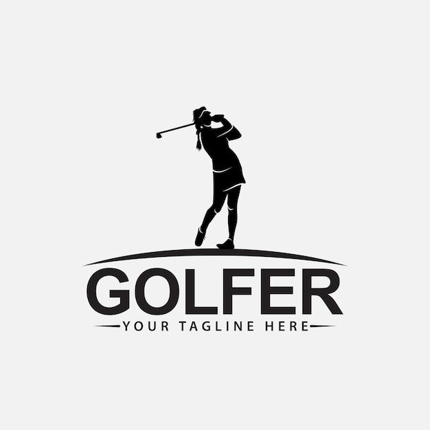 Modèle De Vecteur De Conception De Logo De Golf