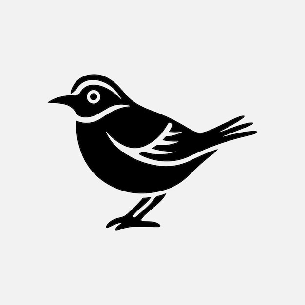 Modèle de vecteur de conception de logo oiseau