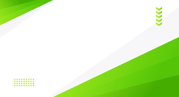 Modèle de vecteur de conception moderne à fond de gradient vert