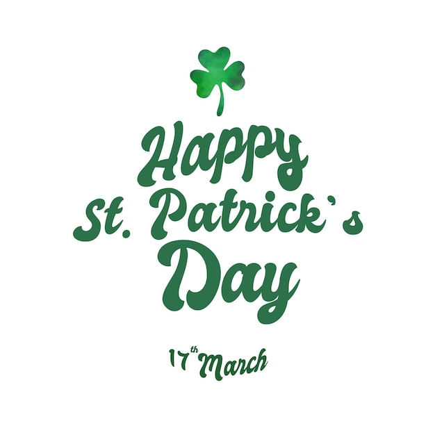 Modèle de vecteur Happy St Patricks Day