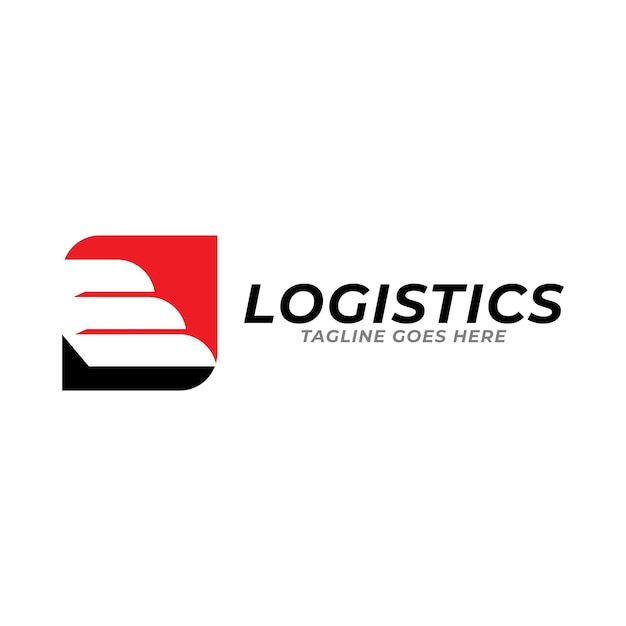 Modèle De Vecteur Icône Logistique Logo