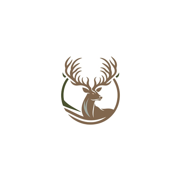 Modèle De Vecteur De Logo De Cerf