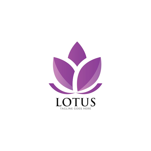 Modèle De Vecteur De Logo De Lotus