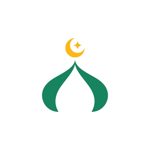 Modèle De Vecteur De Logo De Mosquée Islamique