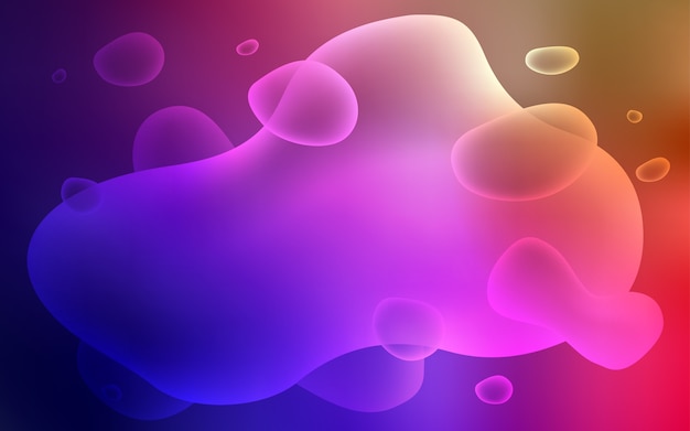 Modèle de vecteur multicolor sombre avec des lignes pliées