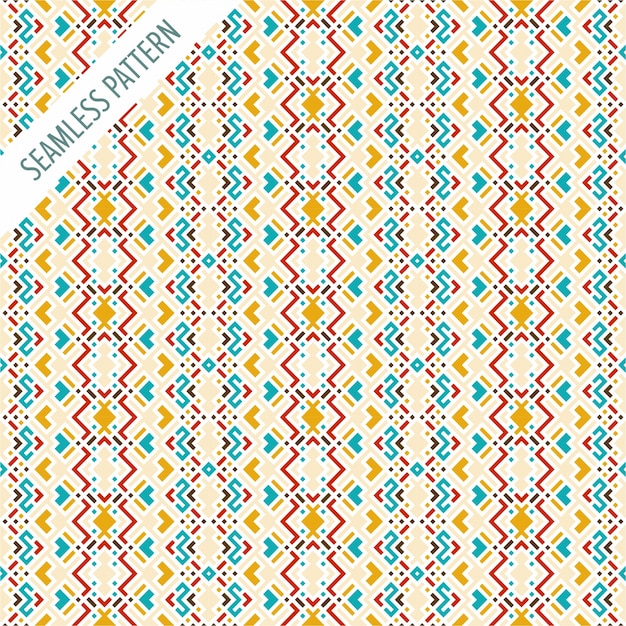 Modèle de vecteur sans soudure style Boho. Origine ethnique tribale. Ornement pour wallpappers. Éléments géométriques décoratifs.