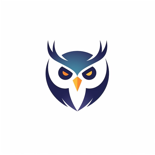 Vecteur modèle vectoriel de conception du logo du hibou concept du logo de l'oiseau illustration vectorielle