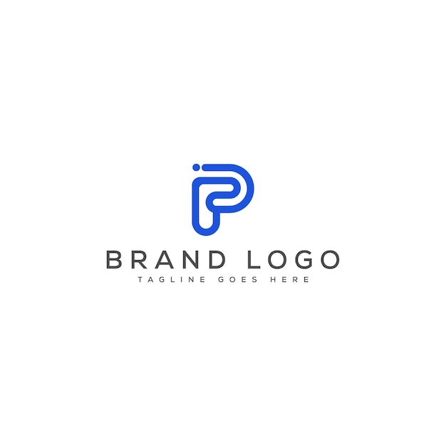 Le modèle vectoriel de conception du logo de la lettre PP pour la marque