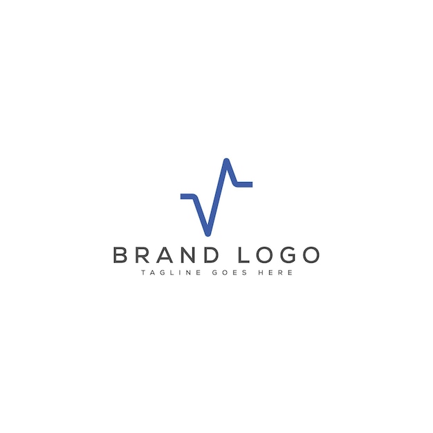 Le modèle vectoriel de conception du logo de la lettre V pour la marque