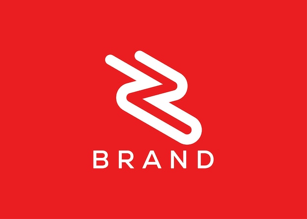 Le modèle vectoriel de conception du logo moderne de la lettre Z