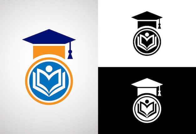 Modèle Vectoriel De Conception De Logo De L'éducation Illustration Vectorielle Du Logo De L'éducation Et De L'obtention Du Diplôme