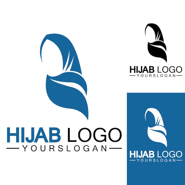 Modèle Vectoriel De Conception De Logo Hijab