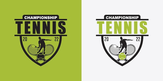 Modèle Vectoriel De Conception De Logo De Tennis