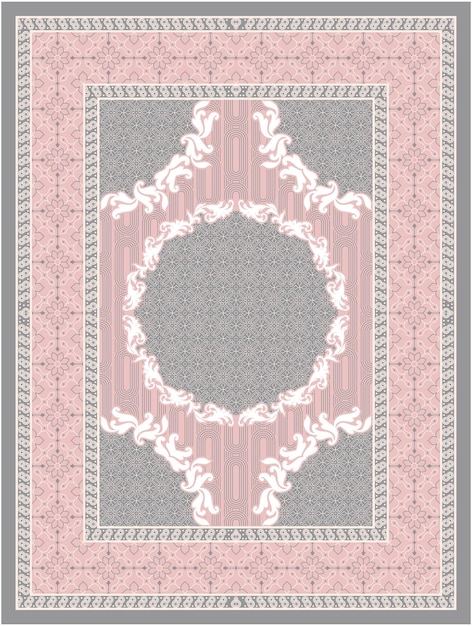 Vecteur modèle vectoriel de conception de tapis 51