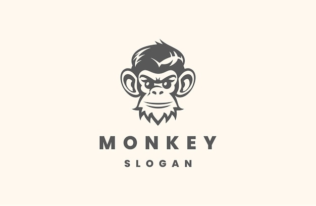 Modèle Vectoriel D'icône De Conception Du Logo Du Singe