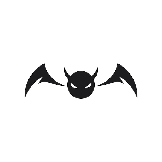 Vecteur modèle vectoriel d'illustration du logo du diable