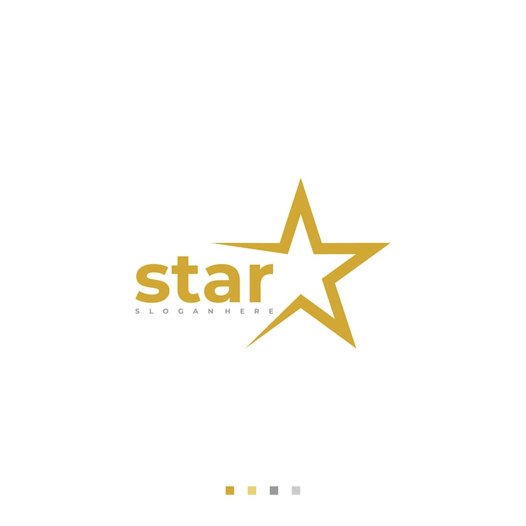Vecteur modèle vectoriel de logo star concepts de conception de logo creative star