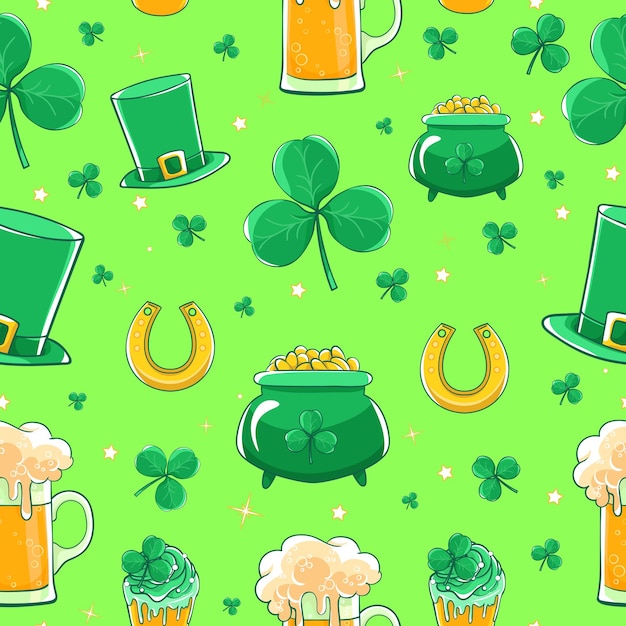 Modèle vectoriel Saint Patricks Day