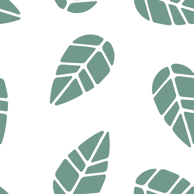 Vecteur modèle vectoriel tropical simple avec de grandes feuilles exotiques de dessin animé pour les emballages textiles de décoration d'impression