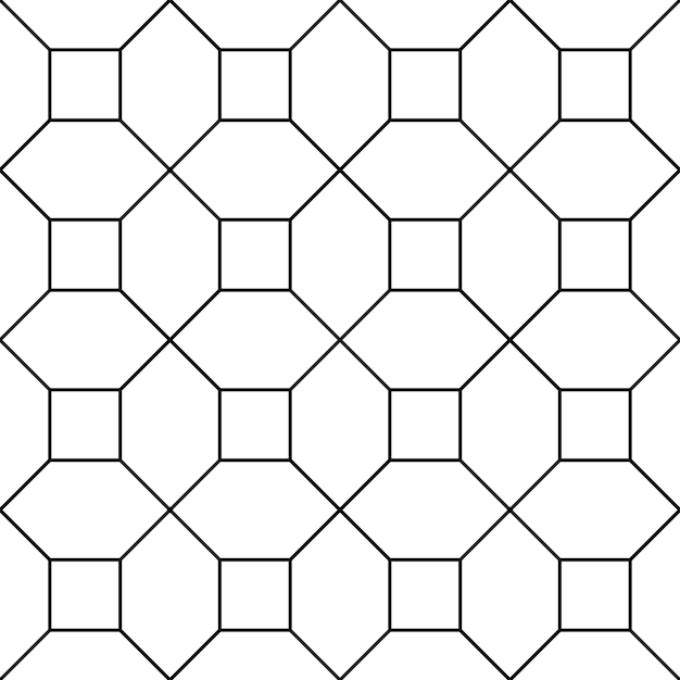 Modèle Vectorielle Continue De Carrés Entourés De Lignes Croisées