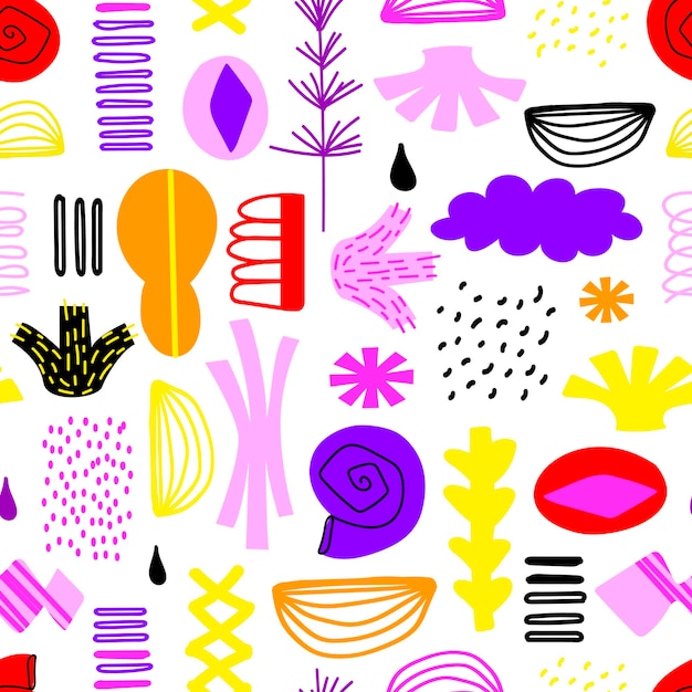 Modèle vectorielle continue avec des éléments abstraits à la mode