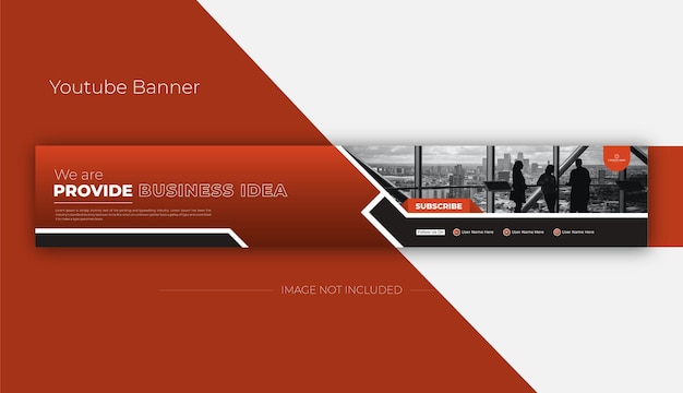 Modèle De Vignette De Couverture Et De Bannière Youtube D'entreprise