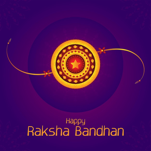 Vecteur modèle web vectoriel de bannière happy raksha bandhan