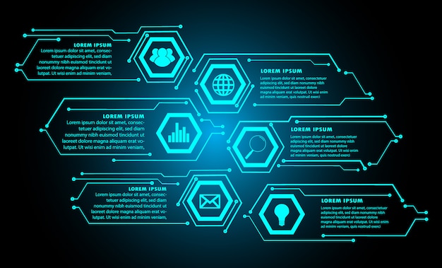 Modèle De Zone De Texte, Infographie