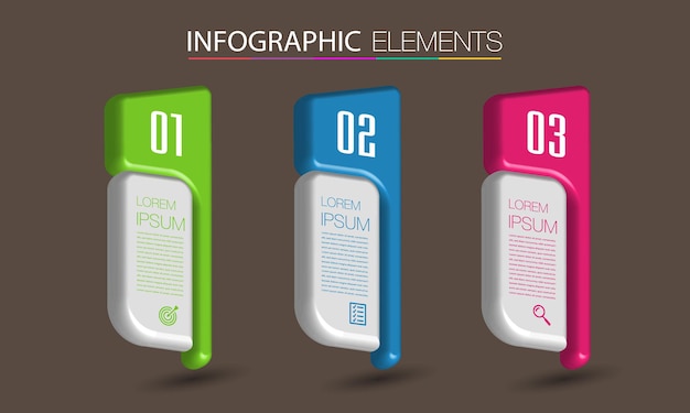 Modèle De Zone De Texte Moderne, Bannière D'infographie