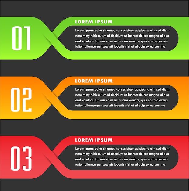 Modèle De Zone De Texte Papier, Bannière Infographie