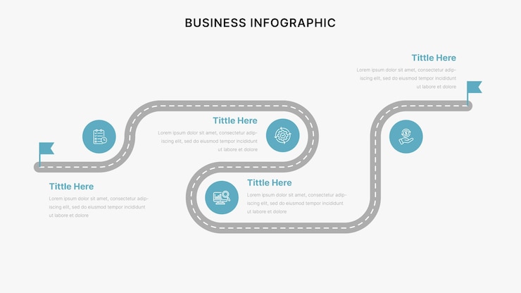 Vecteur modèles de conception d'infographies commerciales