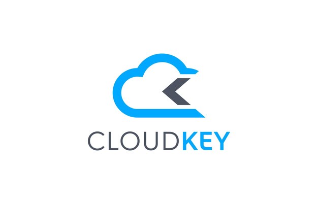 modèles de conception de logo cloud et stockage