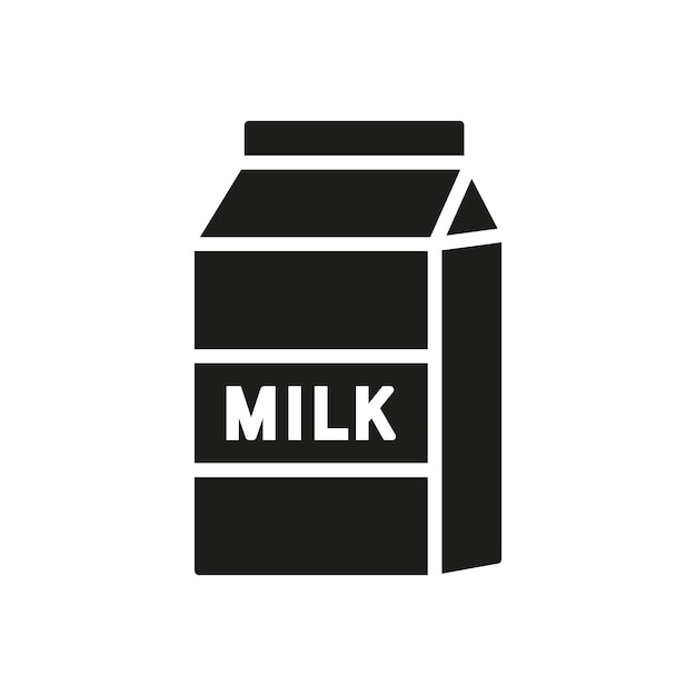 Les modèles de conception vectorielle des icônes de bouteilles de lait sont simples et modernes