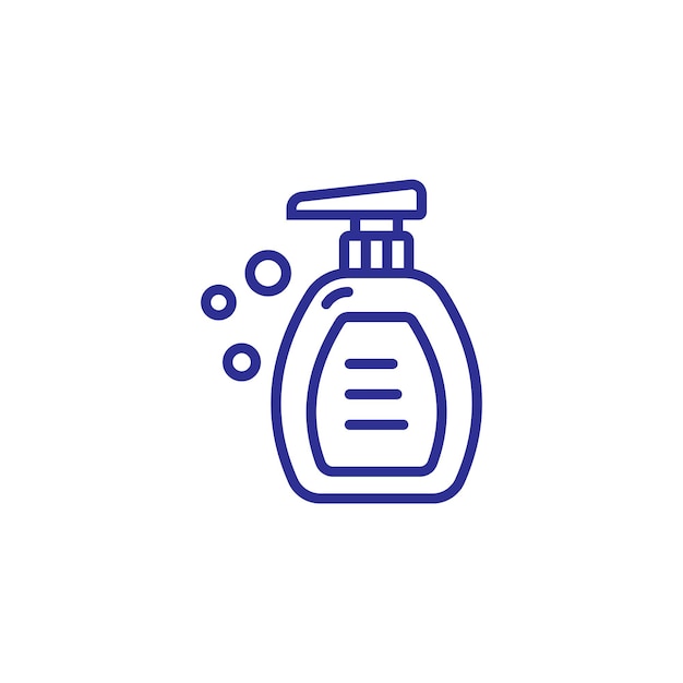 modèles de conception vectorielle d'icônes de savon liquide