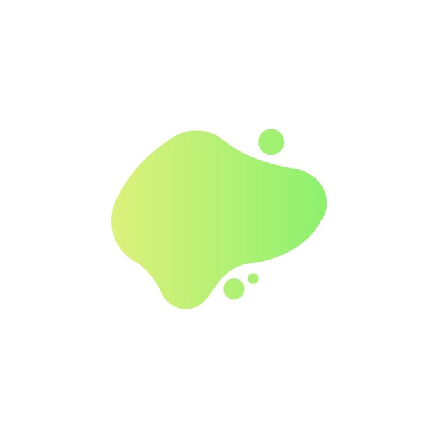 Modèles de conception vectoriels d'éléments de forme liquide liquide abstraits simples et modernes
