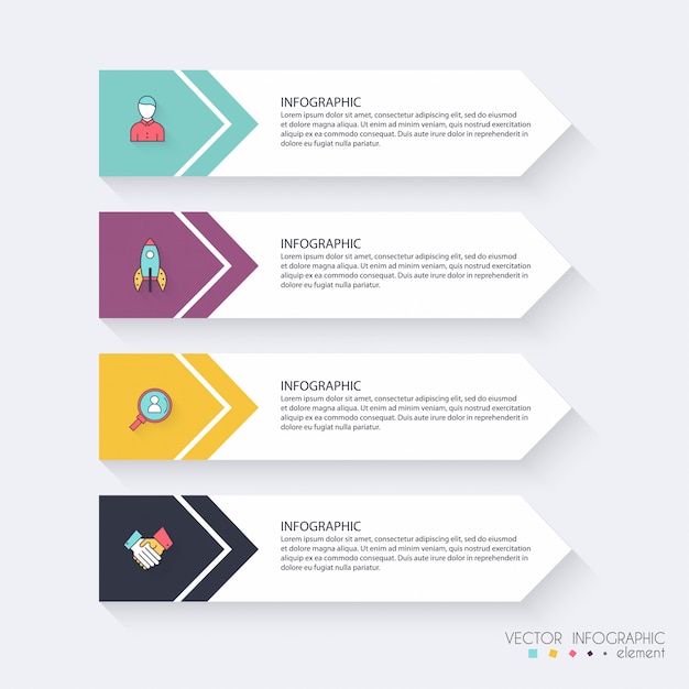 Modèles d'infographie pour les entreprises.