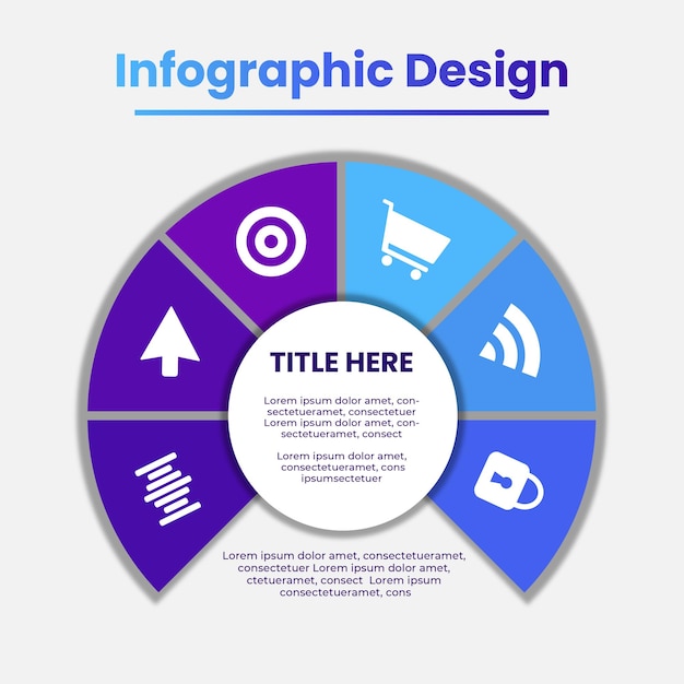 Vecteur modèles infographiques