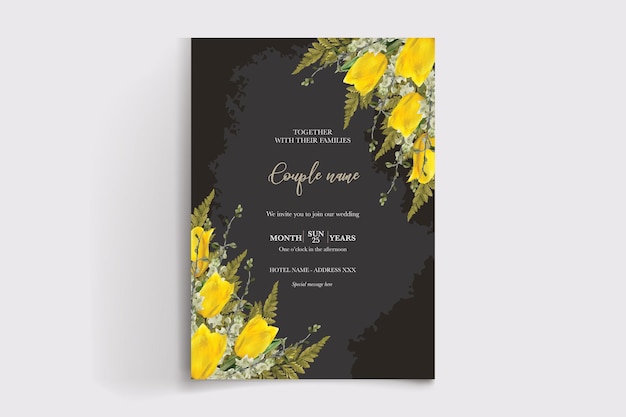 Modèles D'invitation De Mariage