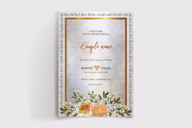 Modèles D'invitation De Mariage