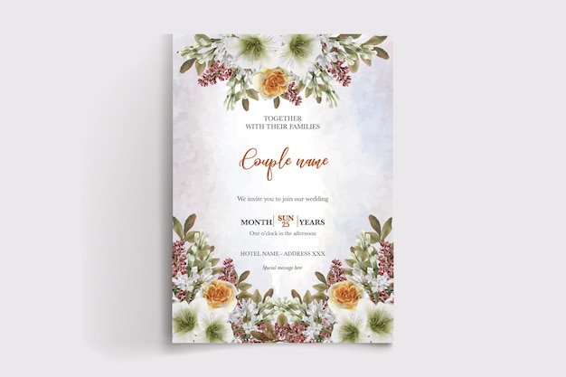 Modèles D'invitation De Mariage