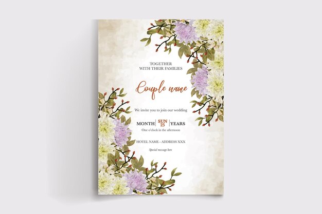 Modèles D'invitation De Mariage