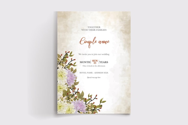 Modèles D'invitation De Mariage