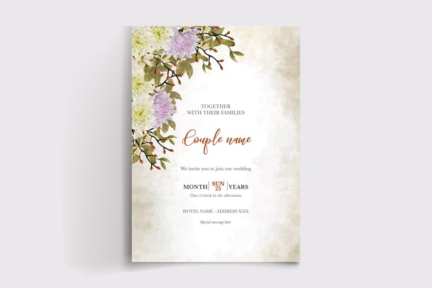 Modèles D'invitation De Mariage