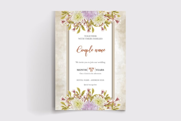 Modèles D'invitation De Mariage