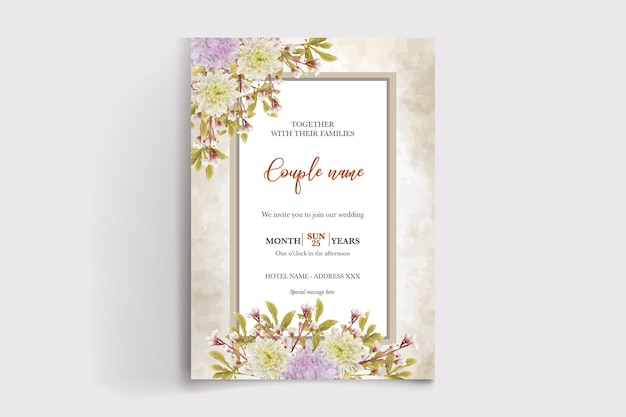 Modèles D'invitation De Mariage