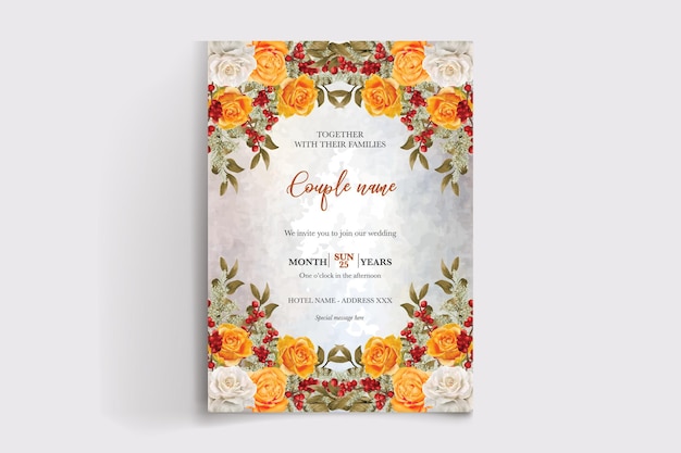 Modèles D'invitation De Mariage