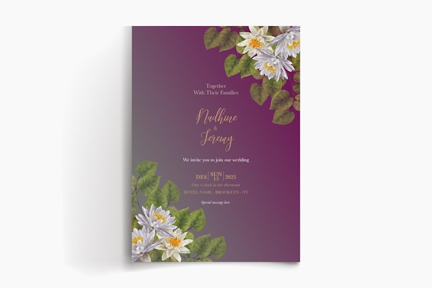 Modèles D'invitation De Mariage