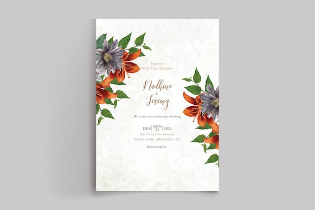 Modèles D'invitation De Mariage