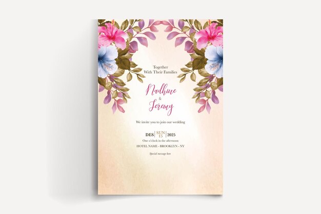 Modèles D'invitation De Mariage