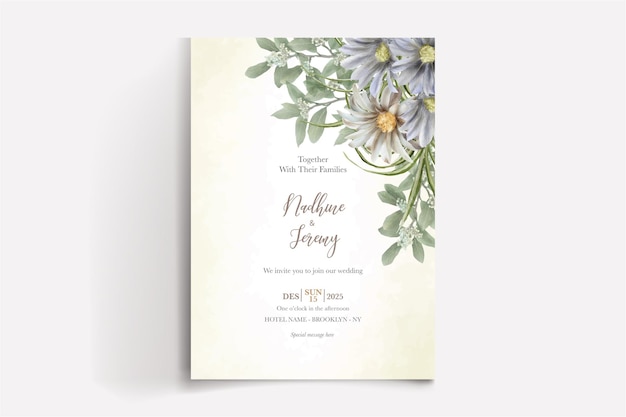 Modèles d'invitation de mariage